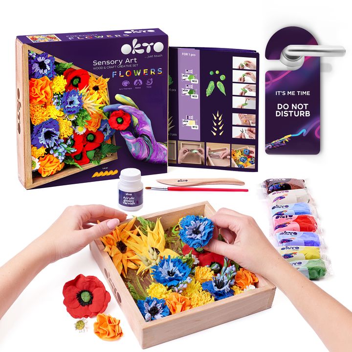 Set modelimi OKTO në kornizë druri 21 x 21 cm SLOBODA