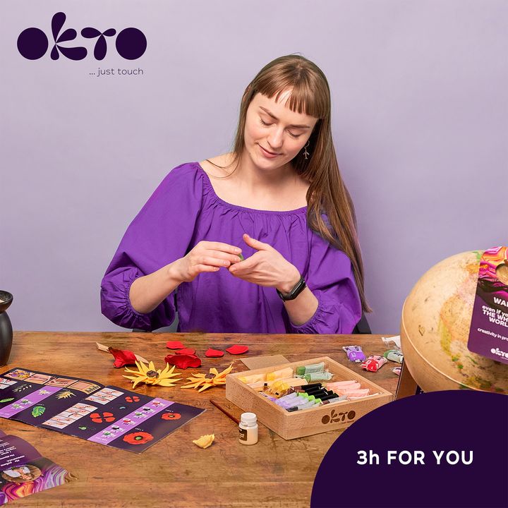 Set modelimi OKTO në kornizë druri 21 x 21 cm SLOBODA