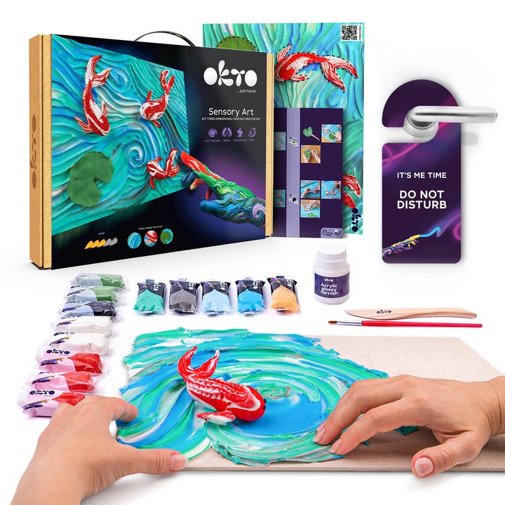 Set OKTO Creative 3D Fish 30 x 40 cm