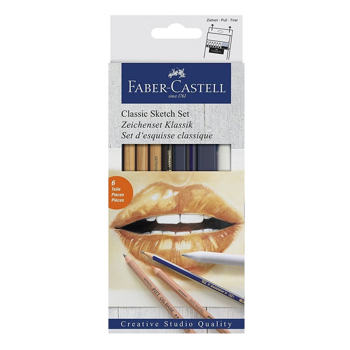 Set skicimi klasik Faber-Castell Set skicimi klasik Faber-Castell