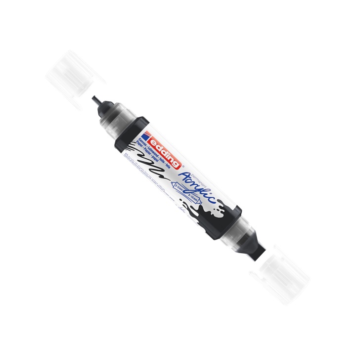 Shënues akrilik 3D me dy anë EDDING-5400 | Black