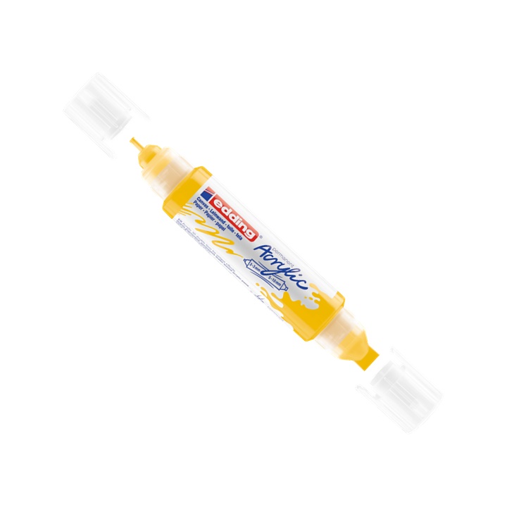 Shënues akrilik 3D me dy anë EDDING-5400 | Yellow