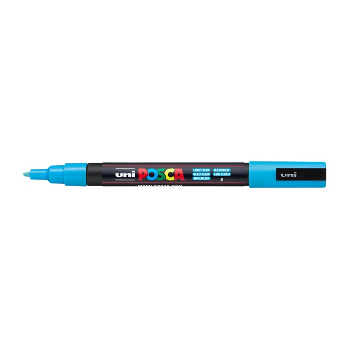 Shenja UNI POSCA PC-3M 0.9 - 1.3 MM | light blue (8)
